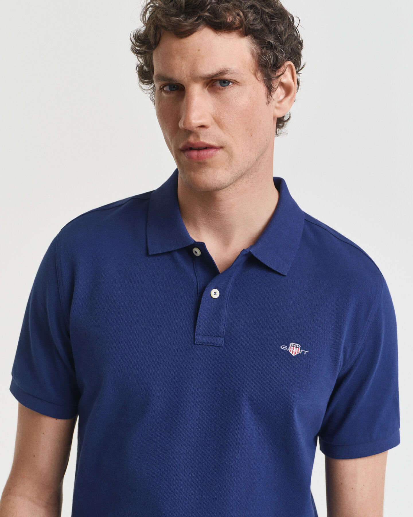 Polo Shield in piqué regular fit