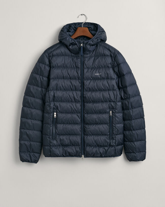 Piumino leggero con cappuccio