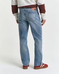 Jeans bootcut dal lavaggio vintage