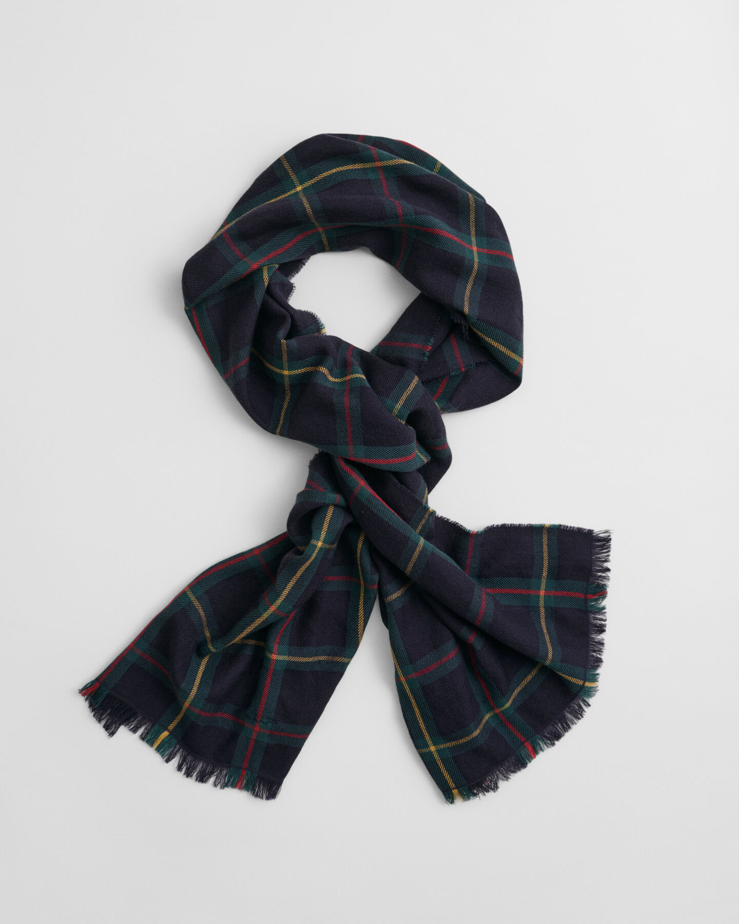 Sciarpa foulard in lana merino a quadri