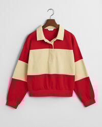 Rugger colour block in piqué a rilievo