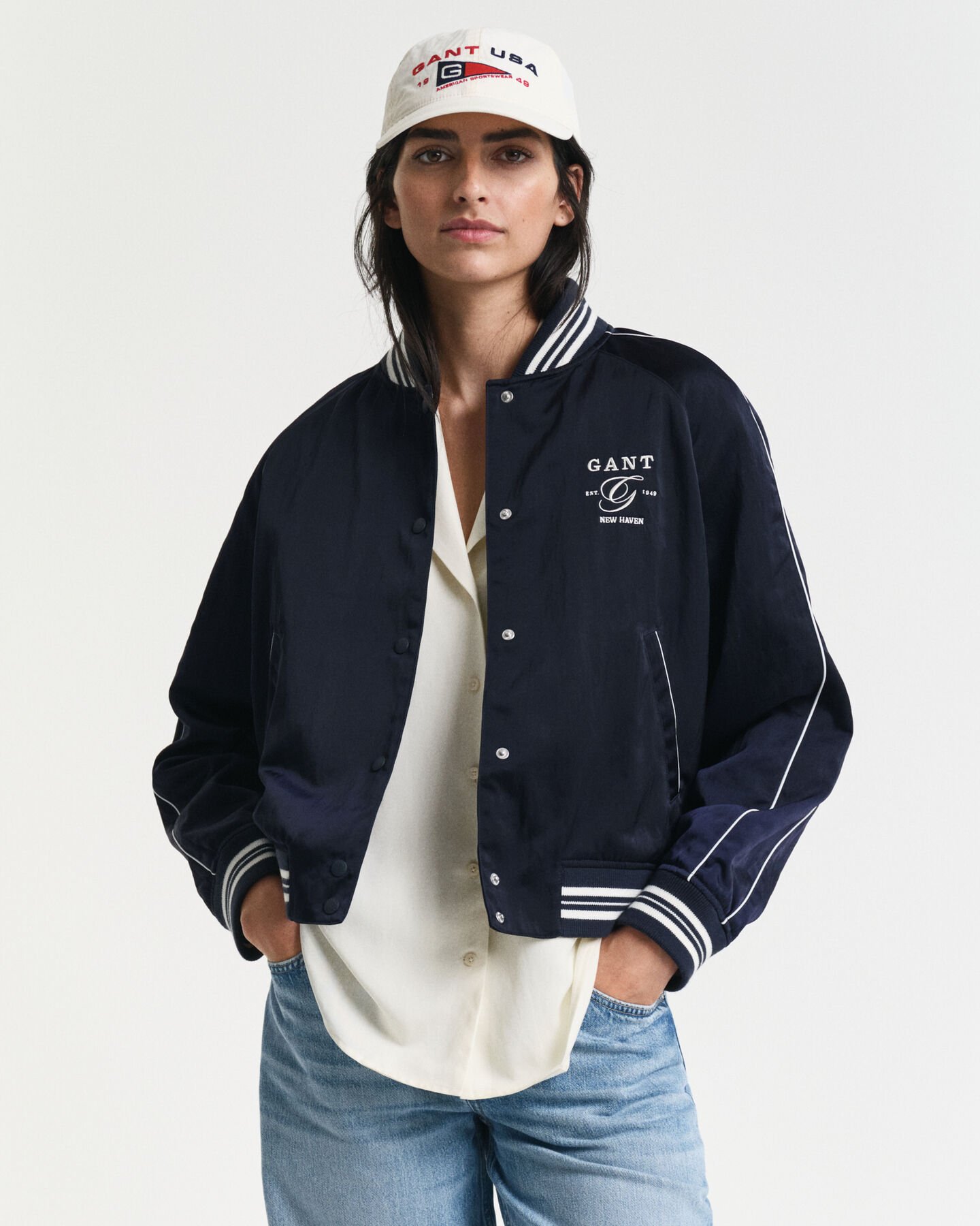 GANT Varsity Jacket in raso