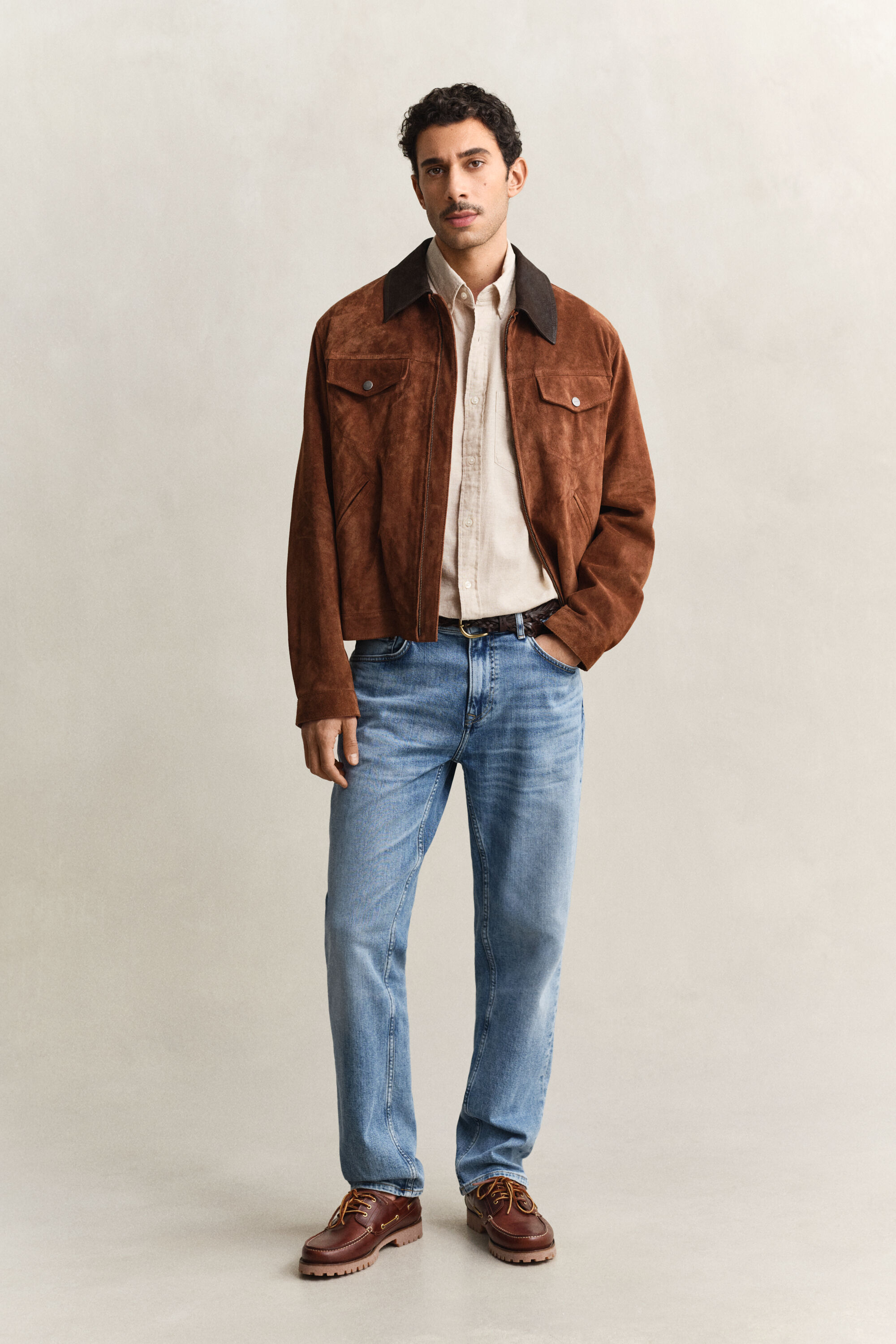 Camicia in misto lino