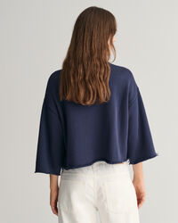 Felpa corta a maniche corte con stemma G