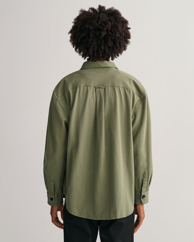 Camicia giacca Heavy in twill