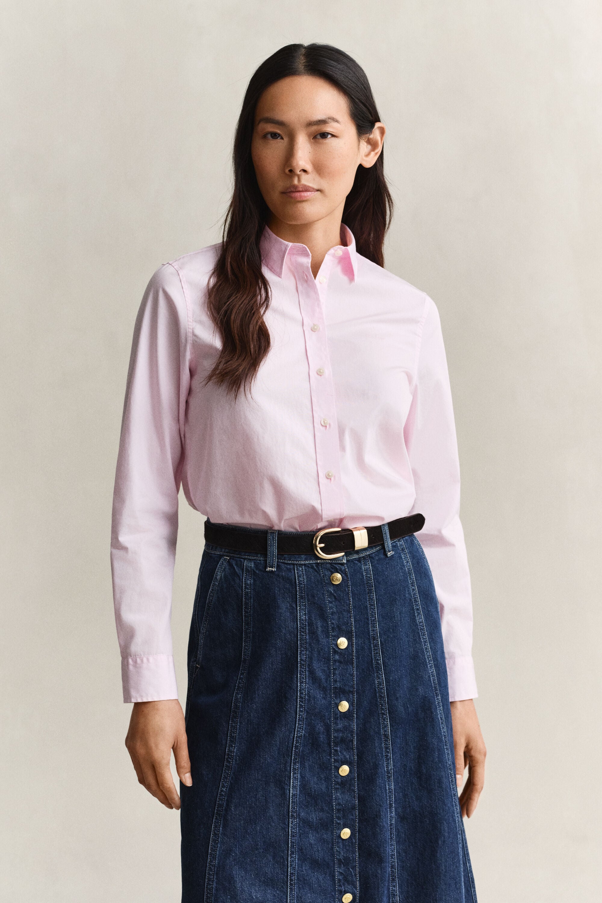 Camicia classica in popeline regular fit