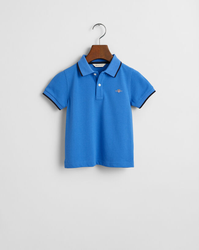 Polo a righe in piqu&eacute; GANT Kids