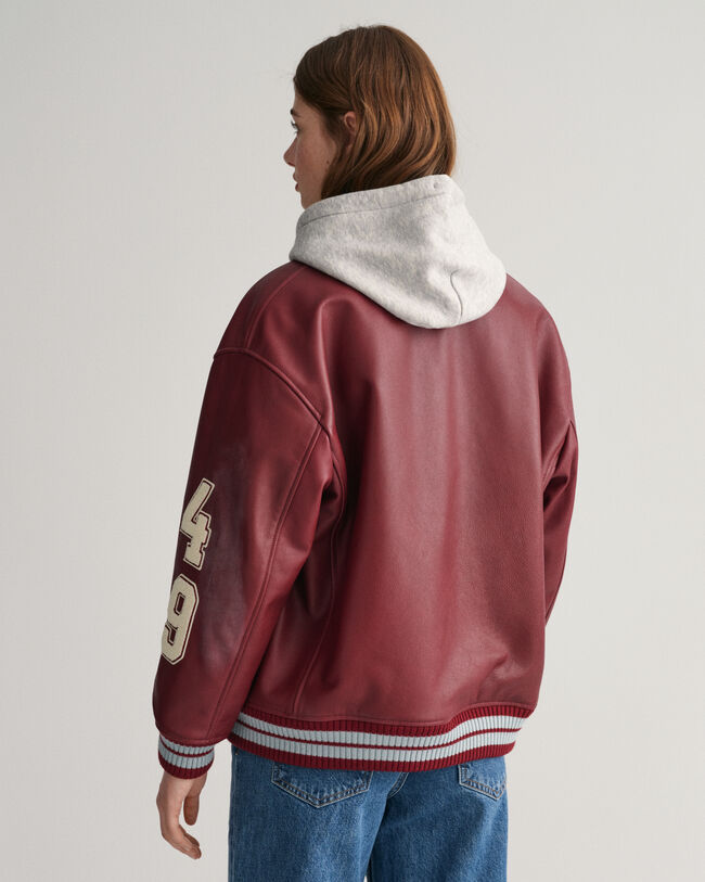 GANT Varsity Jacket in pelle