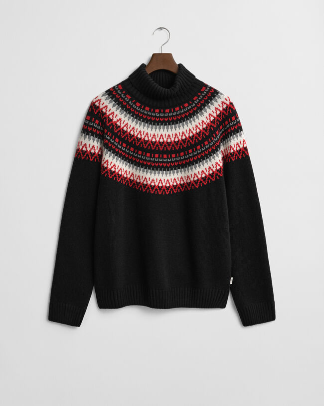 Maglia a collo alto Fair Isle