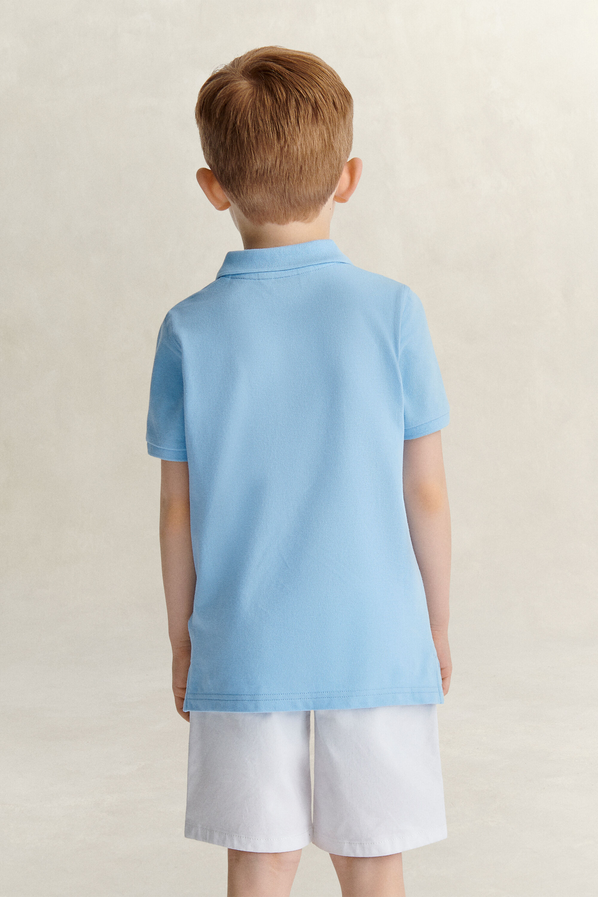 Polo Shield in piqué Kids
