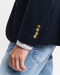 Blazer Club misto lana e cotone slim fit