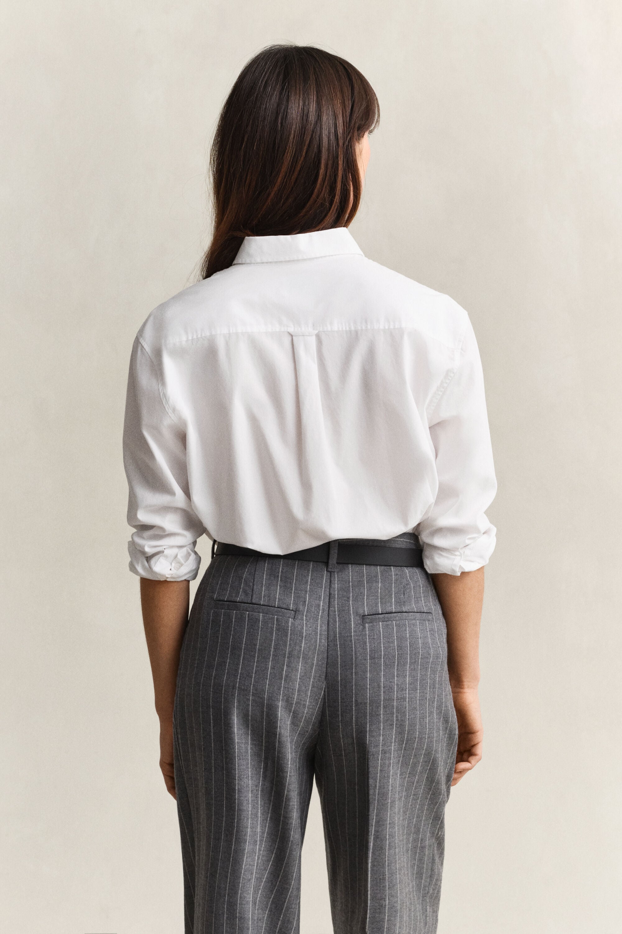 Camicia classica in popeline relaxed fit