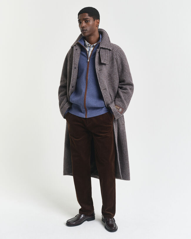 Cardigan con zip Sacker Rib