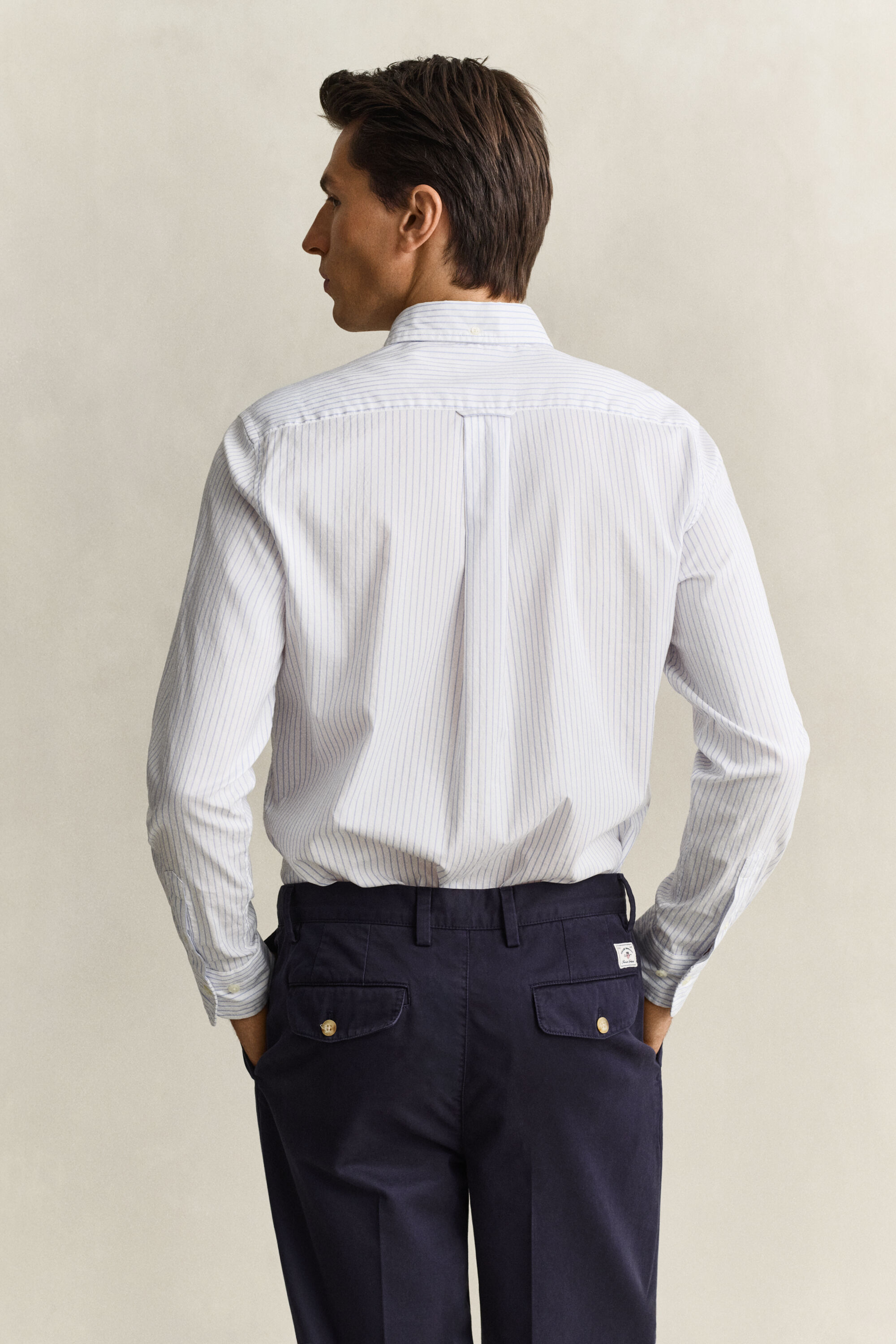 Camicia Oxford a righe Gant x Yale
