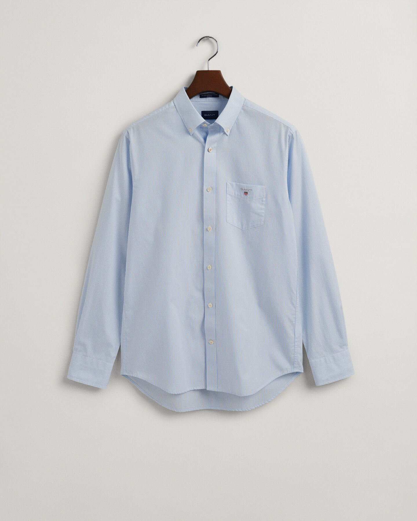 Camicia in broadcloth a righe Banker regular fit