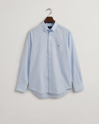 Camicia in broadcloth a righe Banker regular fit