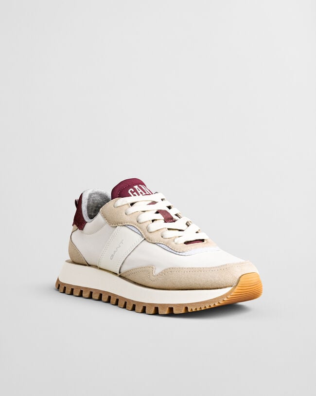 Sneakers Caffay in camoscio e nylon