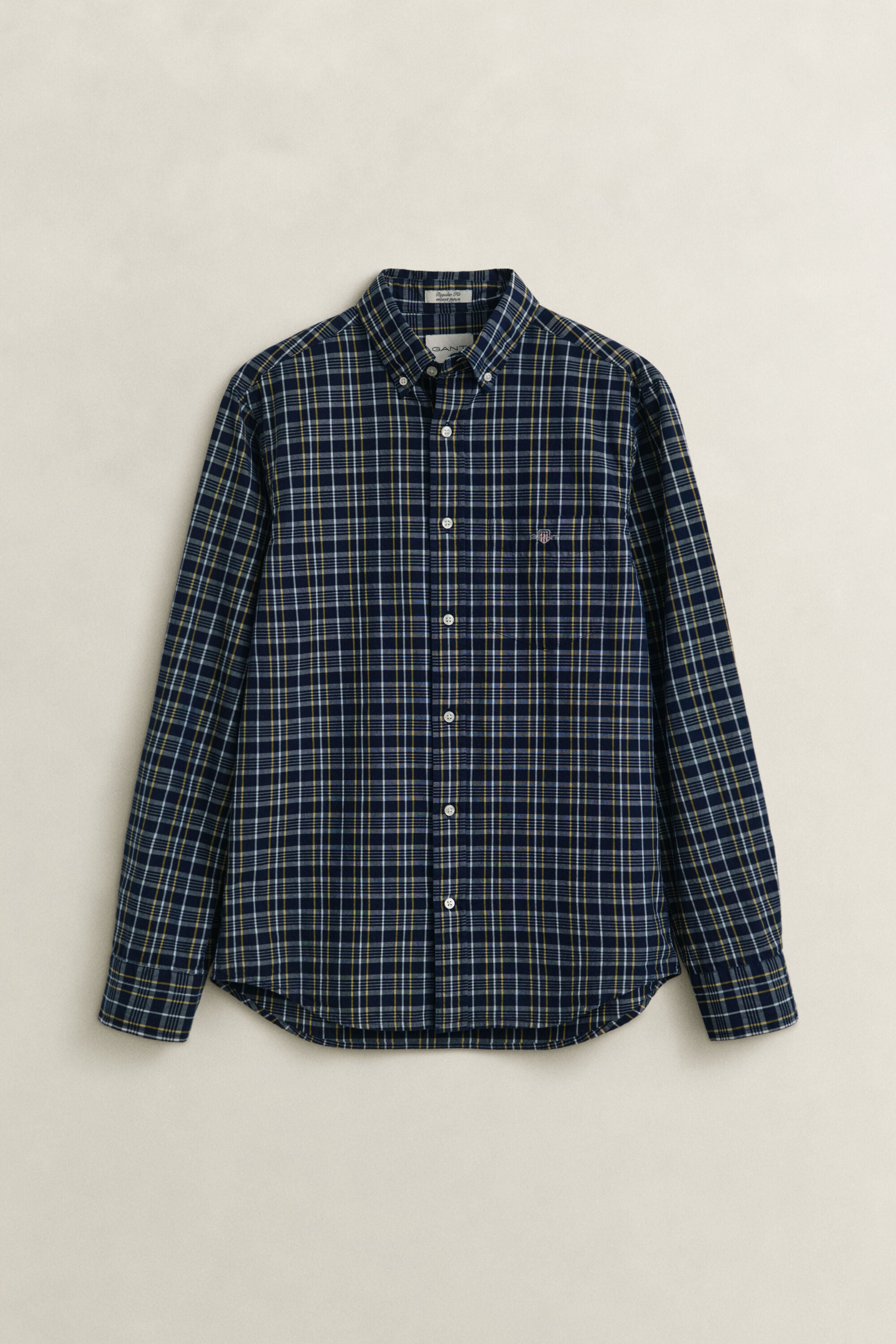 Camicia a quadri Archive in popeline