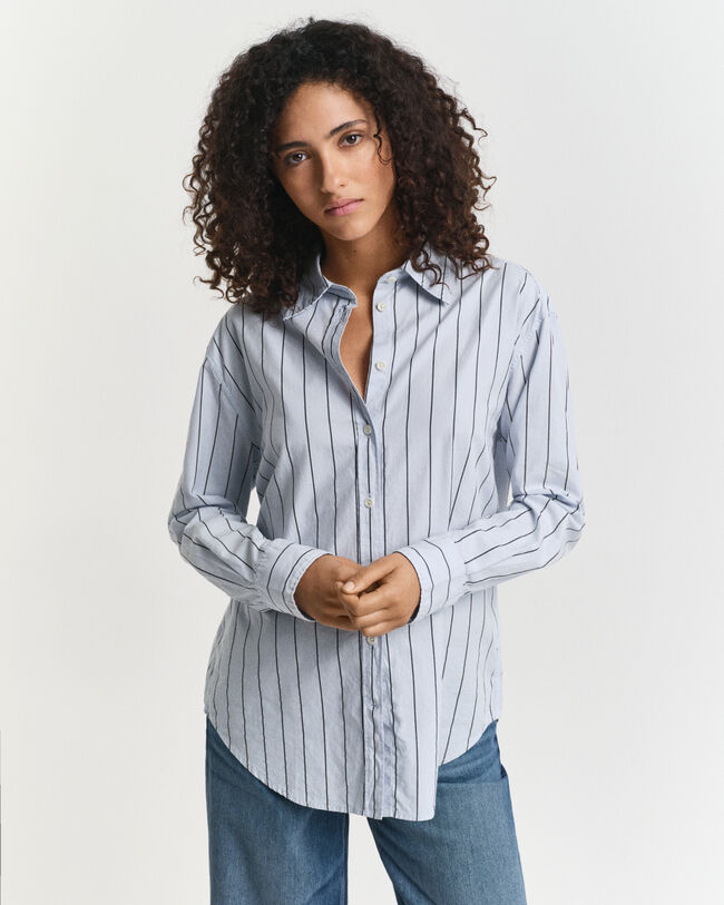 Camicia Luxury Oxford a righe relaxed fit