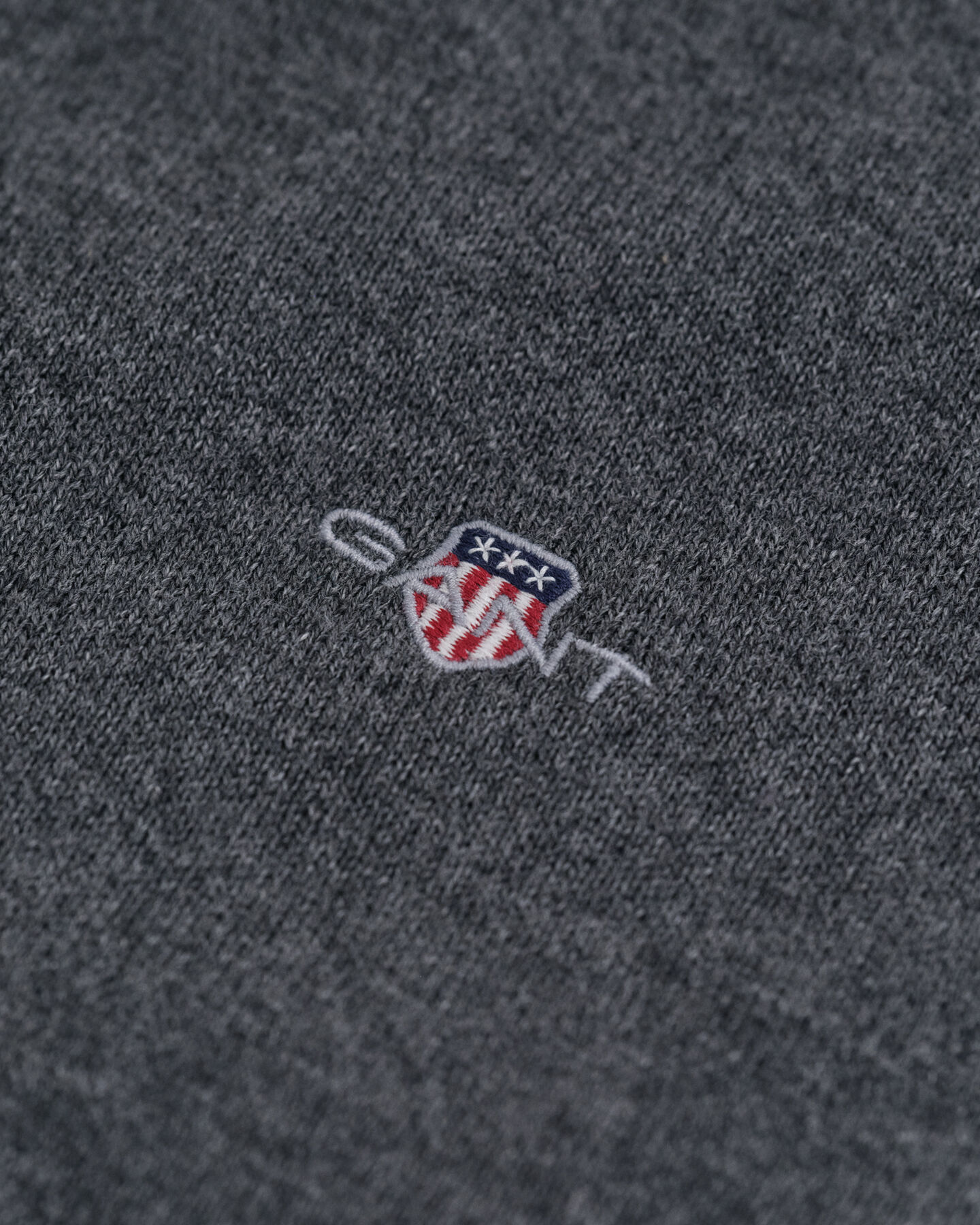 Maglia a collo alto in lana e cotone