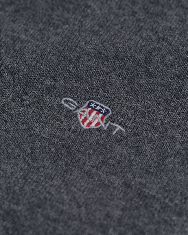 Maglia a collo alto in lana e cotone