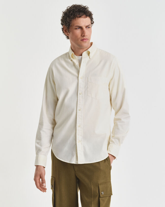 Camicia di twill in capo regular fit