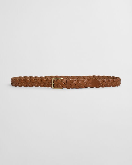 Cintura in pelle intrecciata