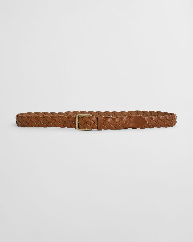 Cintura in pelle intrecciata