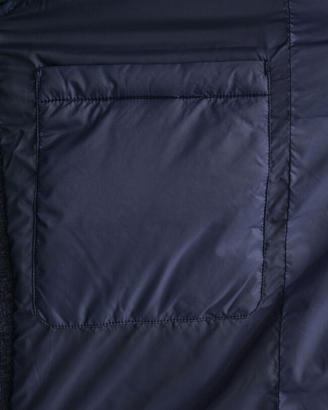 Piumino smanicato leggero Mixed Media