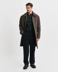 Camicia classica a quadri in popeline regular fit