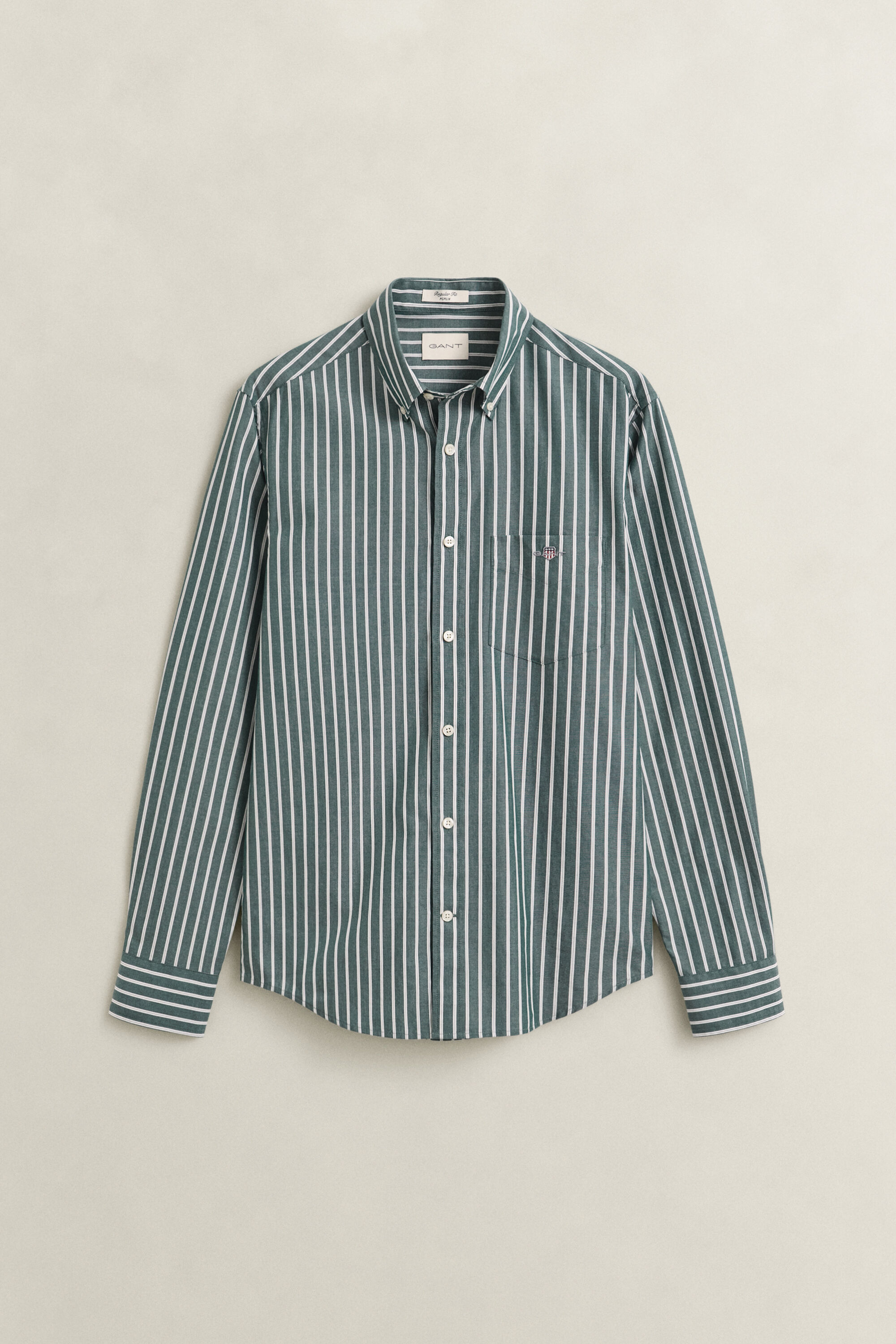 Camicia in popeline a righe