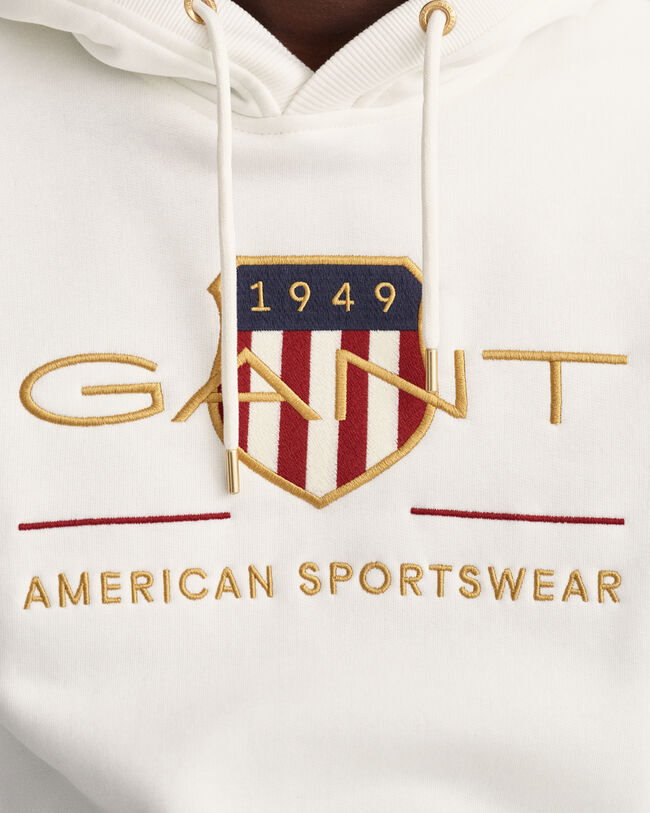 Felpa Archive Shield con cappuccio