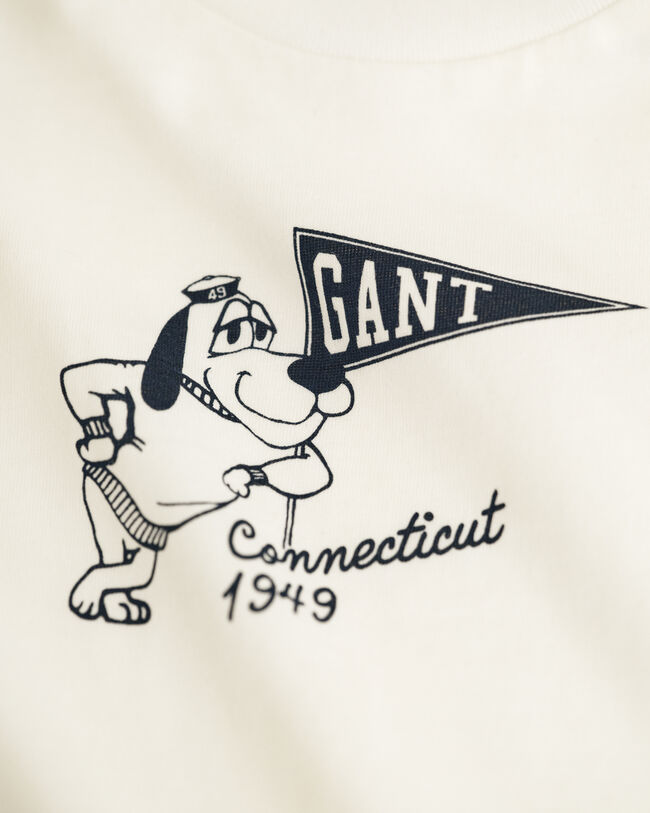 Camicia a maniche lunghe con stampa di cani Graphic Baby