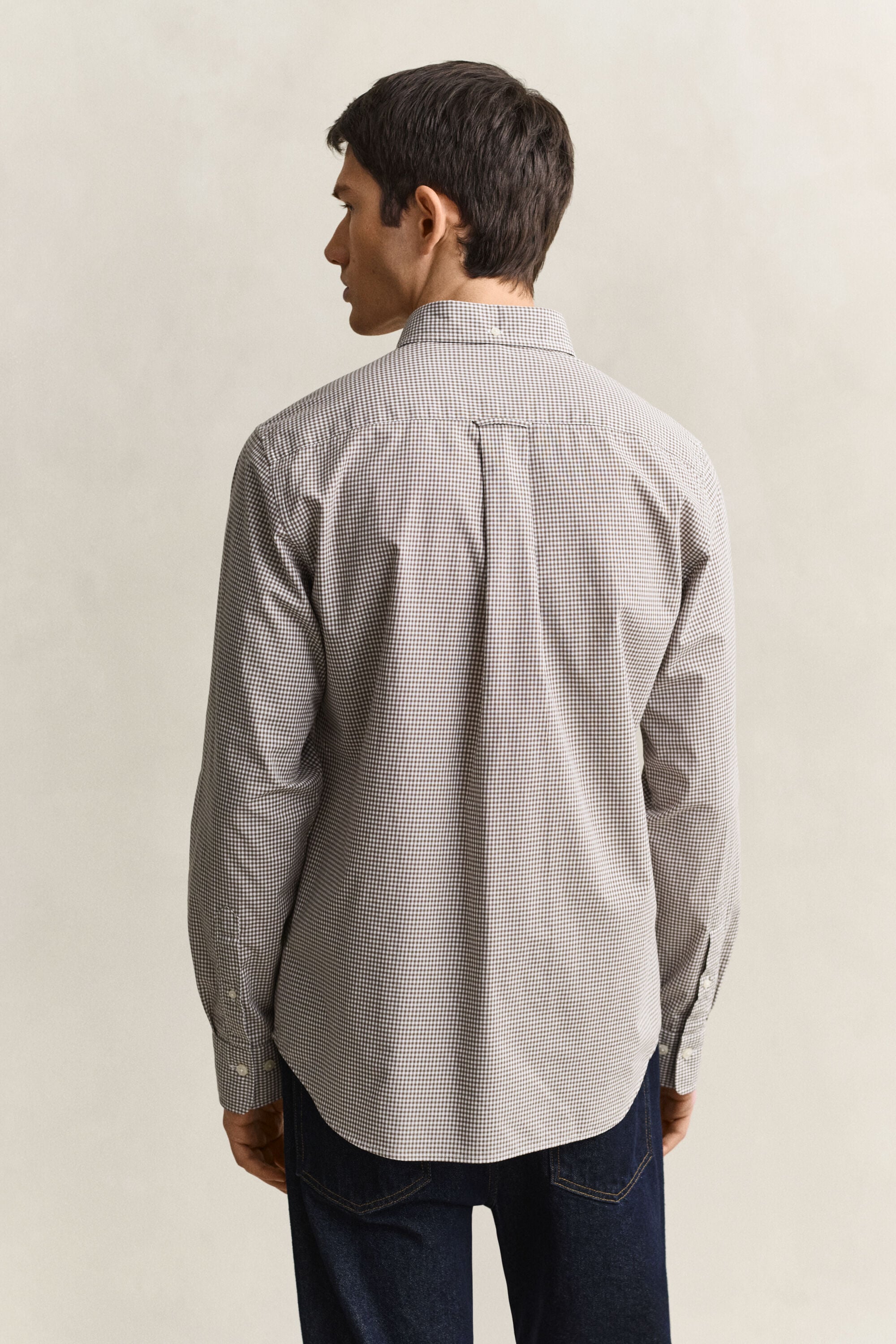 Camicia classica in popeline percalle