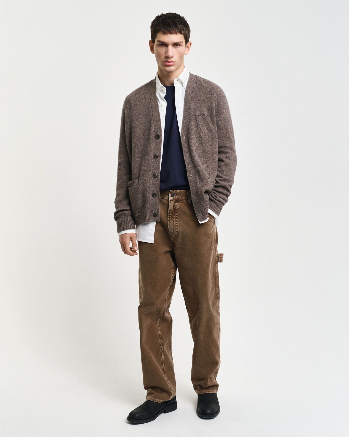 Cardigan in misto lana