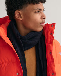 Sciarpa in lana lavorata a maglia Shield Teens