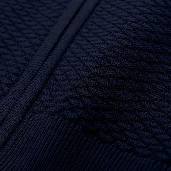 Maglia Triangle Texture con zip lunga