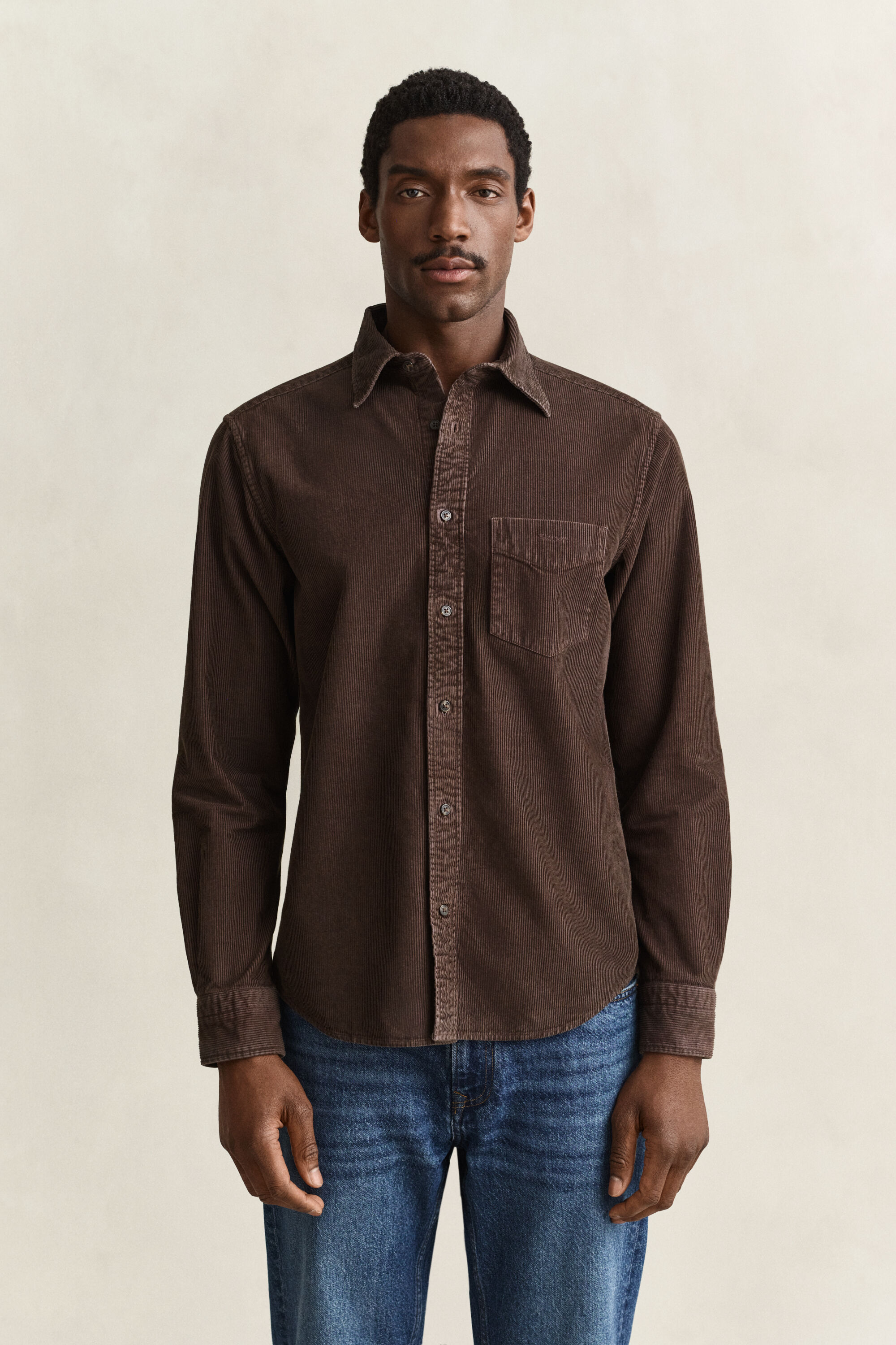 Camicia in velluto a coste