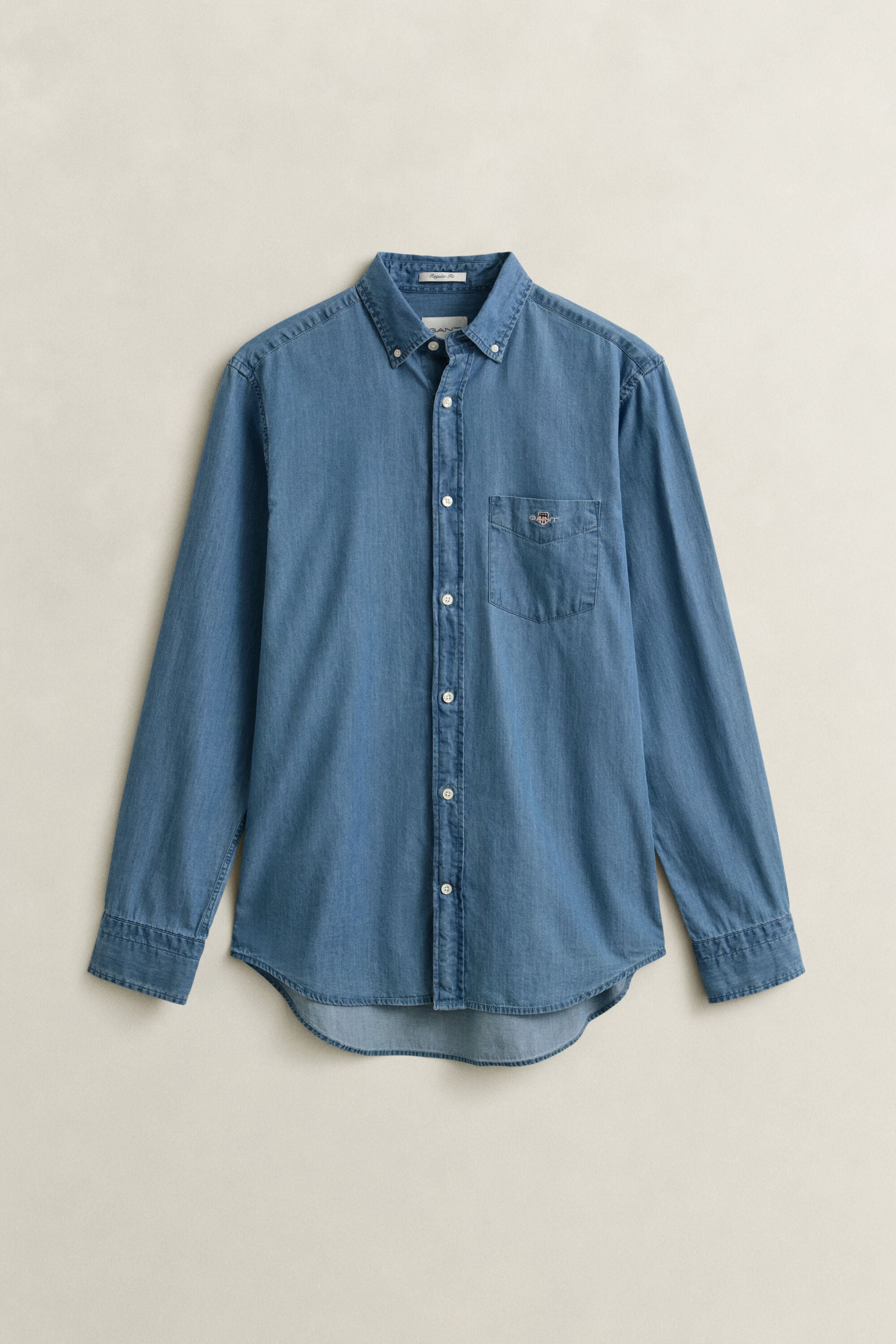 Camicia indaco regular fit
