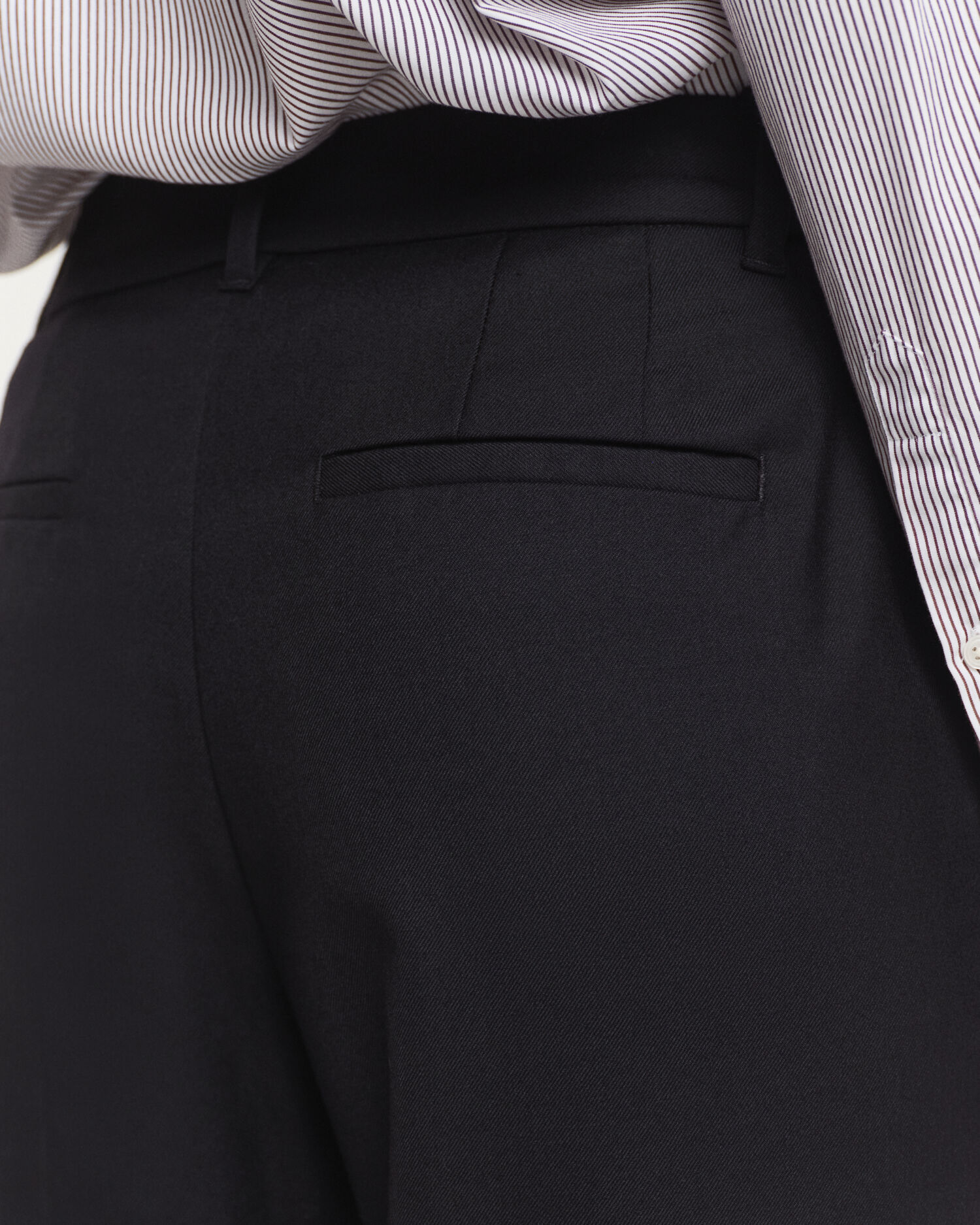 Pantaloni sartoriali in misto lana