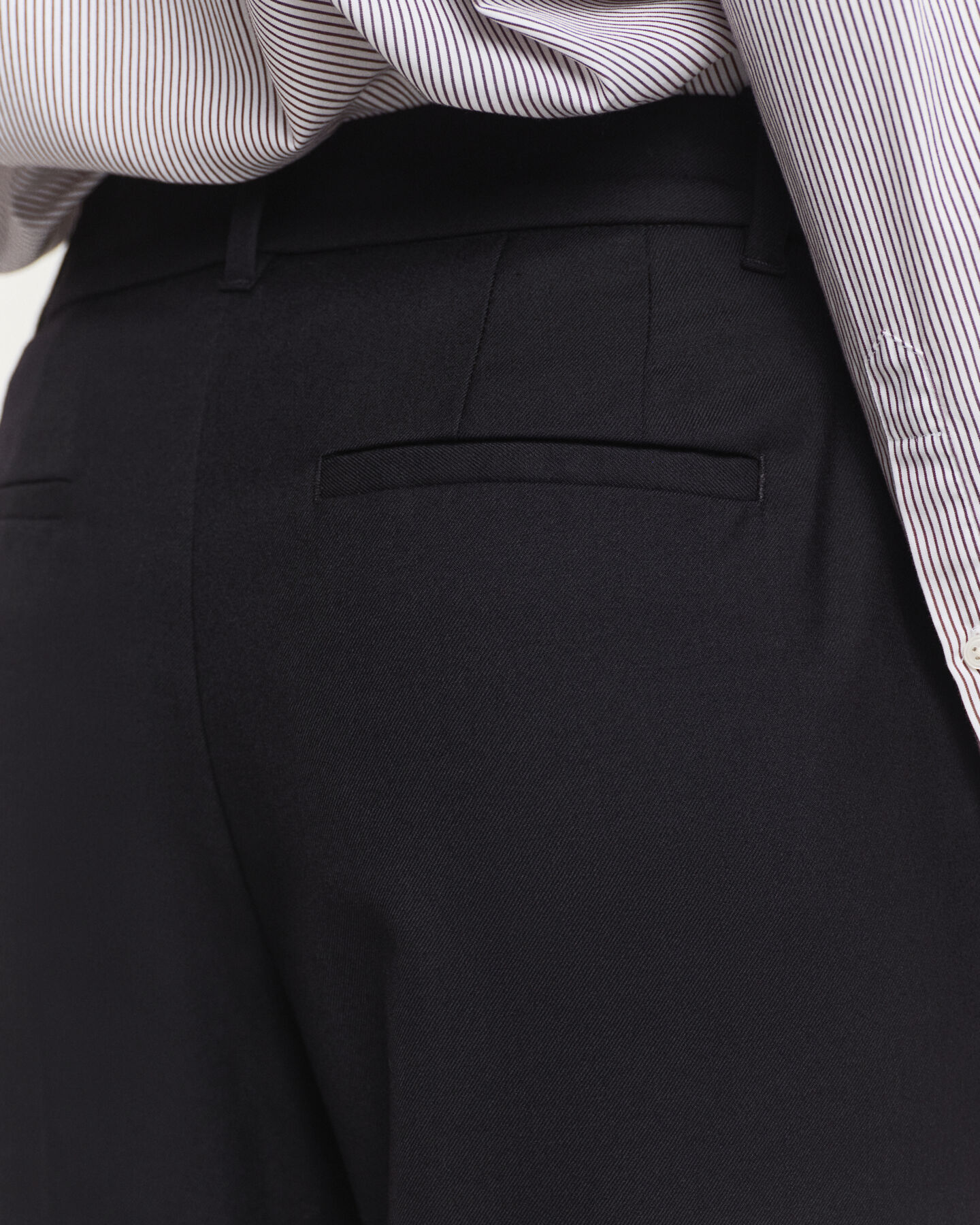 Pantaloni sartoriali in misto lana