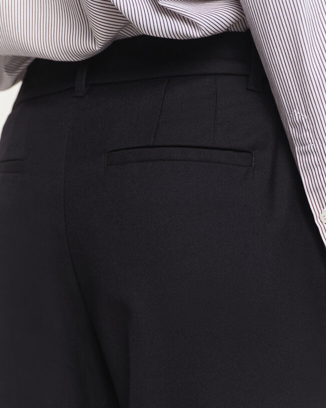 Pantaloni sartoriali in misto lana