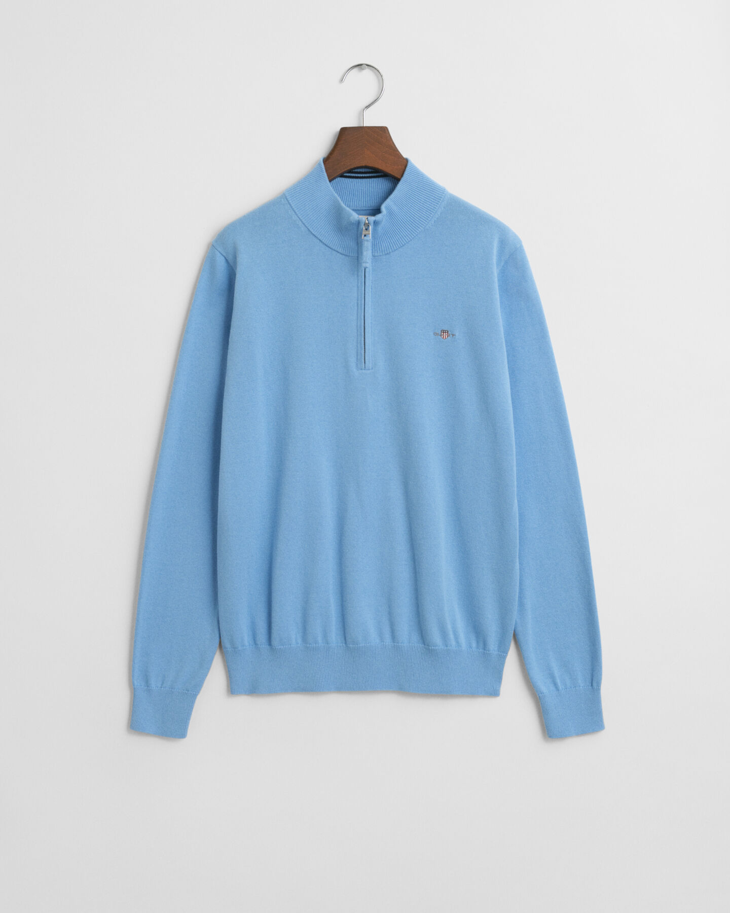 Maglia in cotone con zip corta Shield Teens