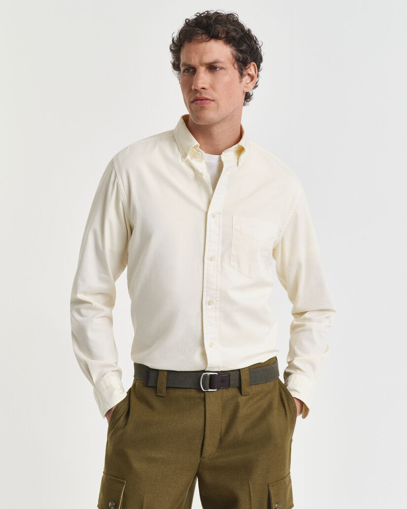 Camicia di twill in capo regular fit