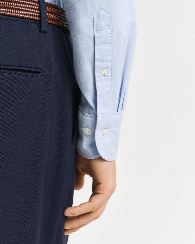 Camicia elasticizzata Oxford slim fit