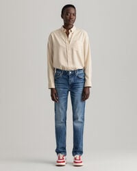 Jeans Hayle con patta con bottone regular fit