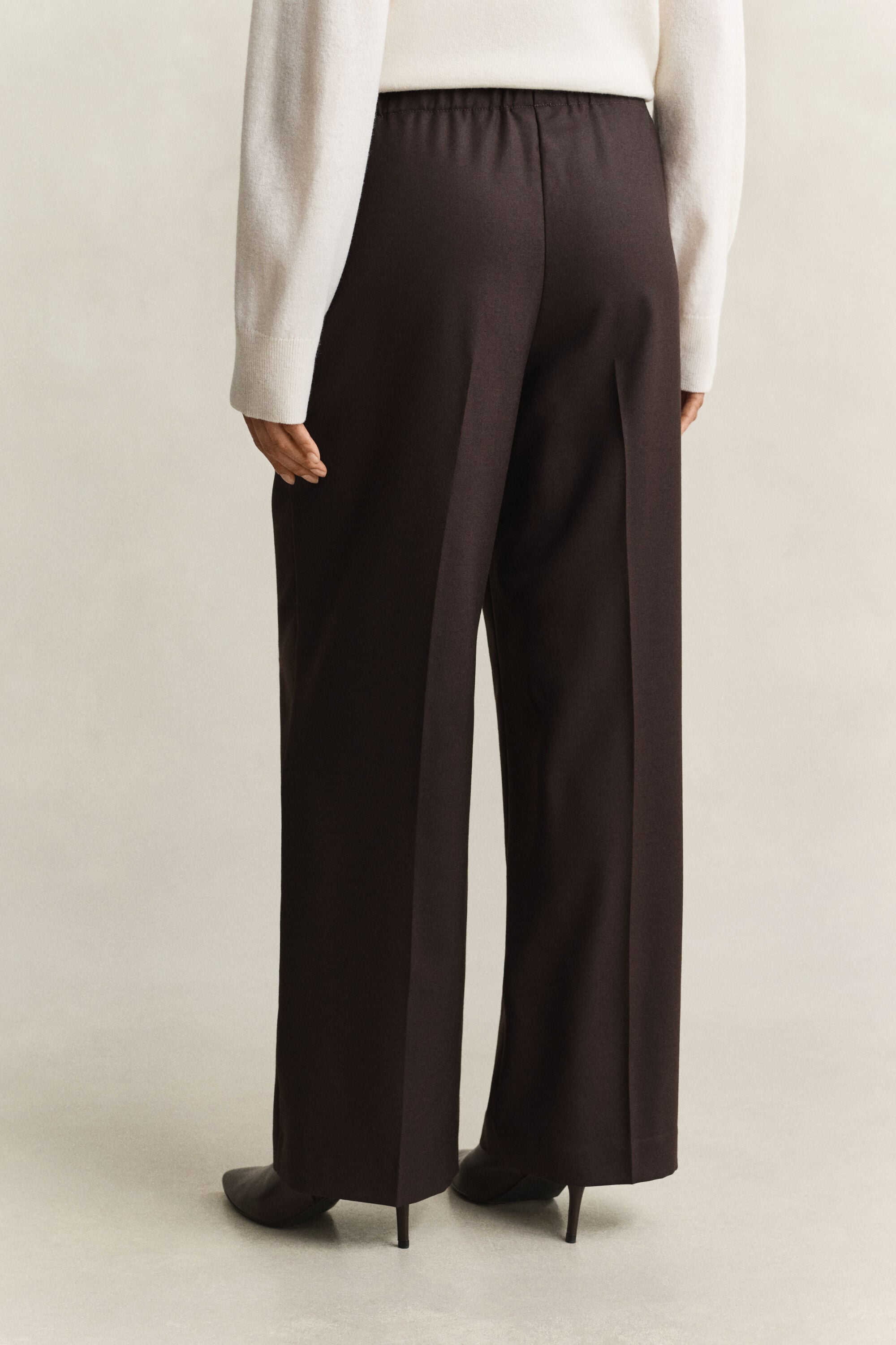 Pantaloni in misto lana