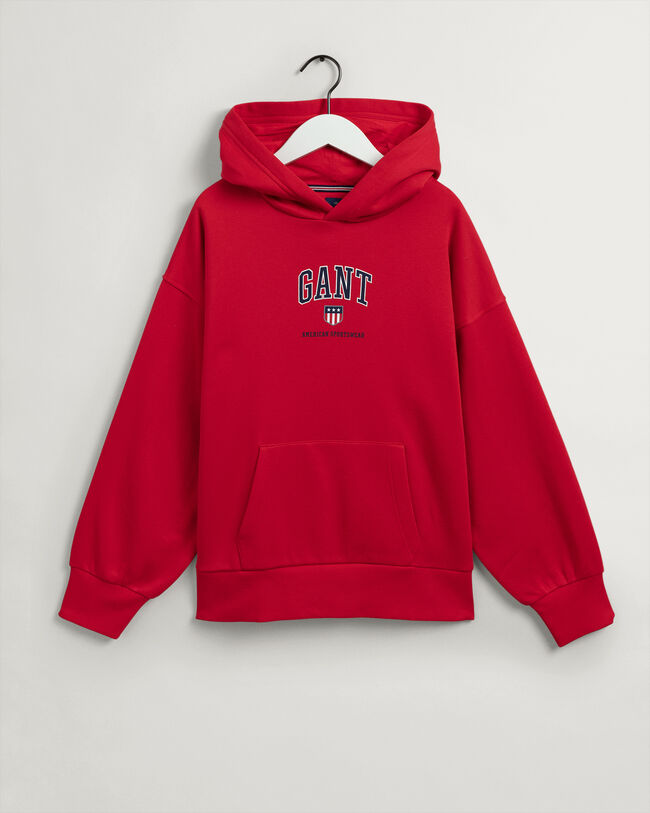 Felpa Retro Shield con cappuccio teens