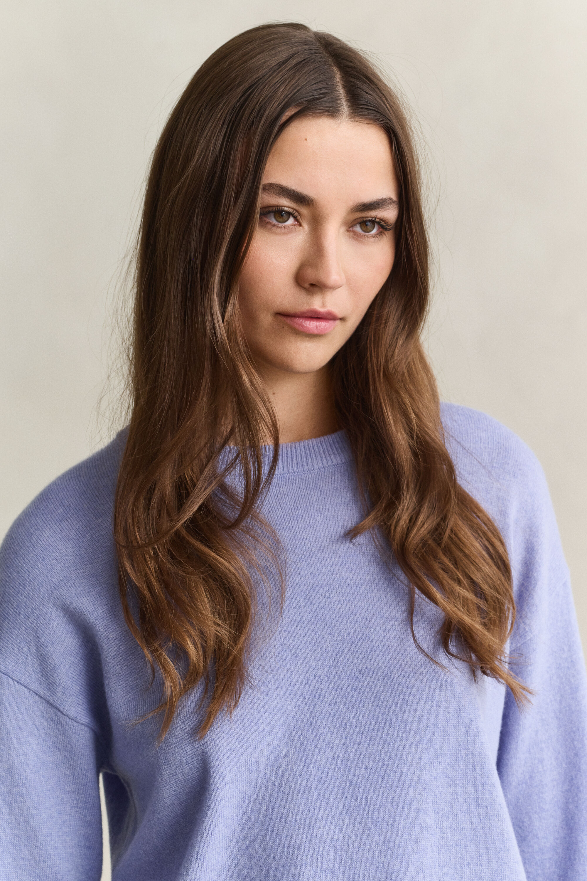 Maglia girocollo in finissima lana d’agnello
