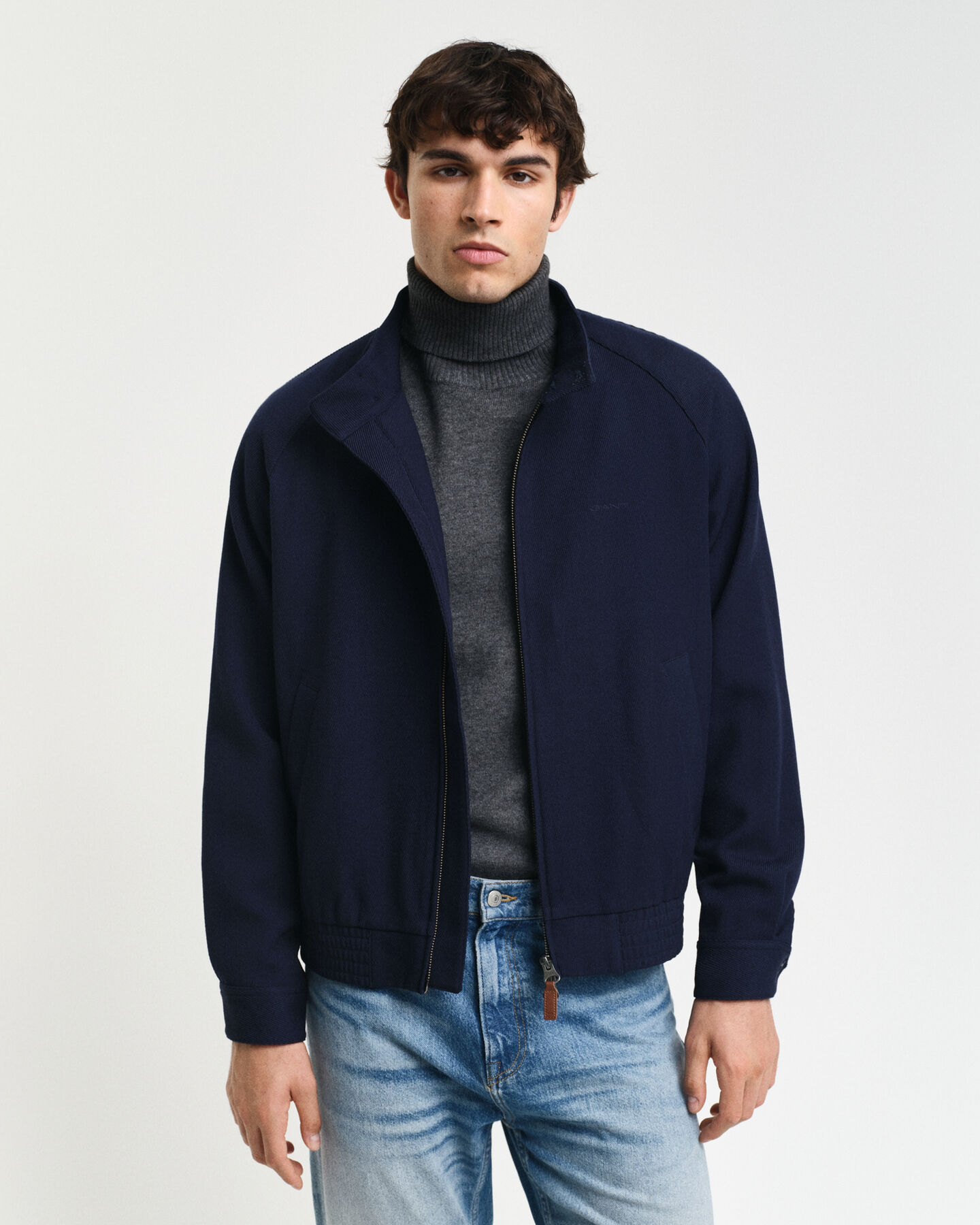 Giacca Harrington in misto lana